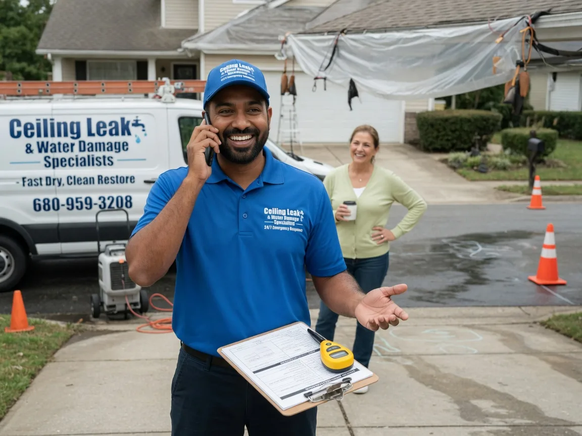 Ceiling Leak Cleanup Arlington, WA FAQs